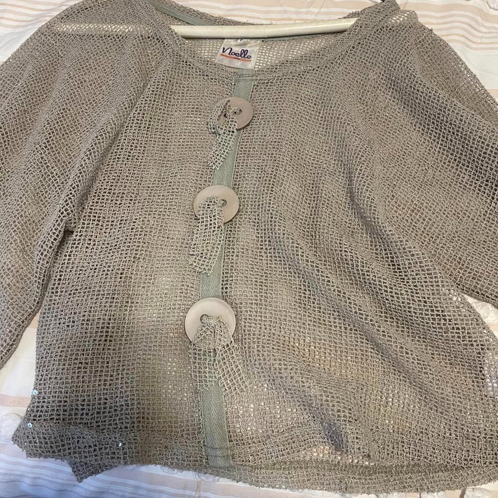 gray sweater